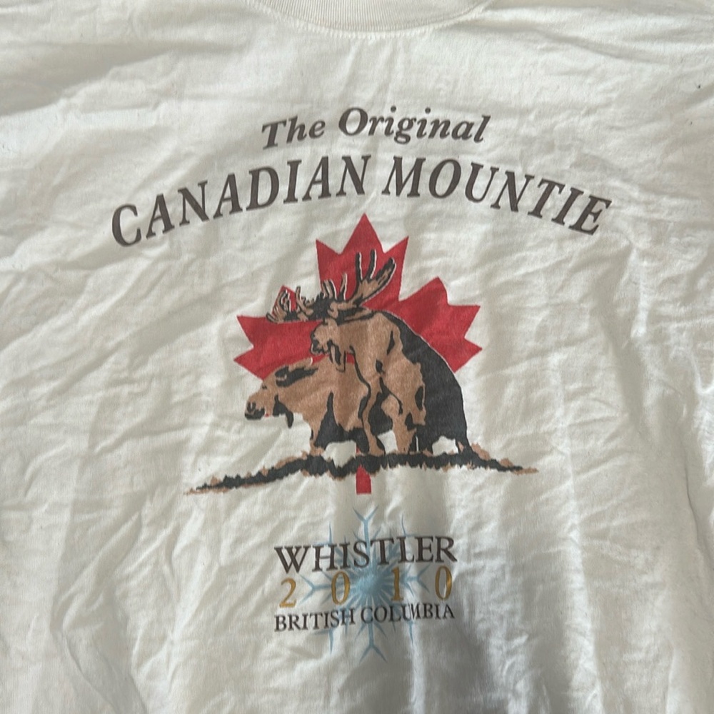 Canadian mounte long sleeve shirt